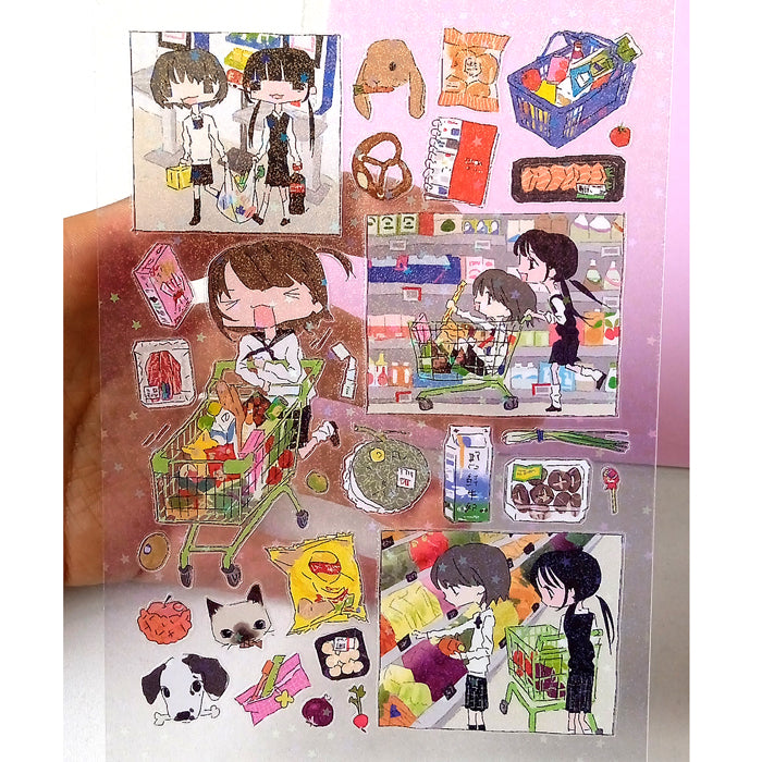 SUPERMARKET ADVENTURE STICKERS – 7:45