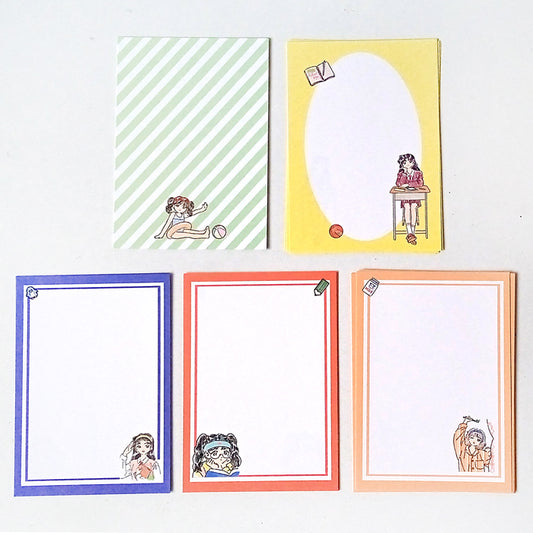 RETRO SCHOOL DAYS NOTES SET – EMPTY MOUSE
