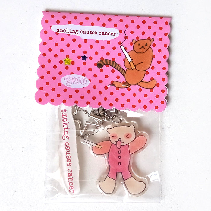 SMOKING BEAR KEYCHAIN – NIPTONG