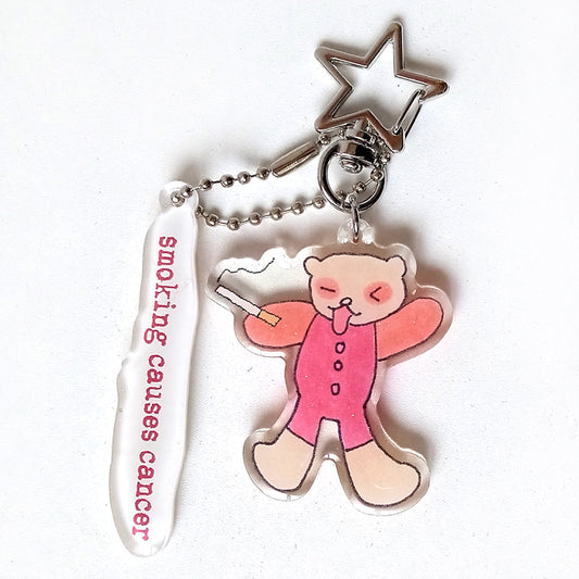 SMOKING BEAR KEYCHAIN – NIPTONG