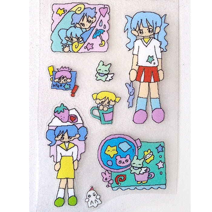 LUCKY GIRL STICKERS – CREAMHONEY