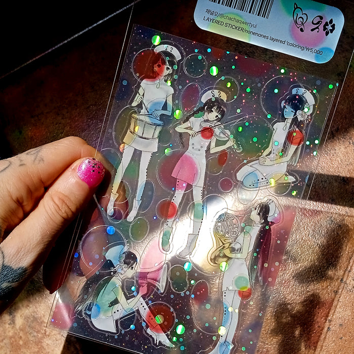 LAYERS OF COLOUR STICKERS – CHANNEL