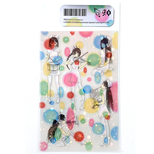 LAYERS OF COLOUR STICKERS – CHANNEL