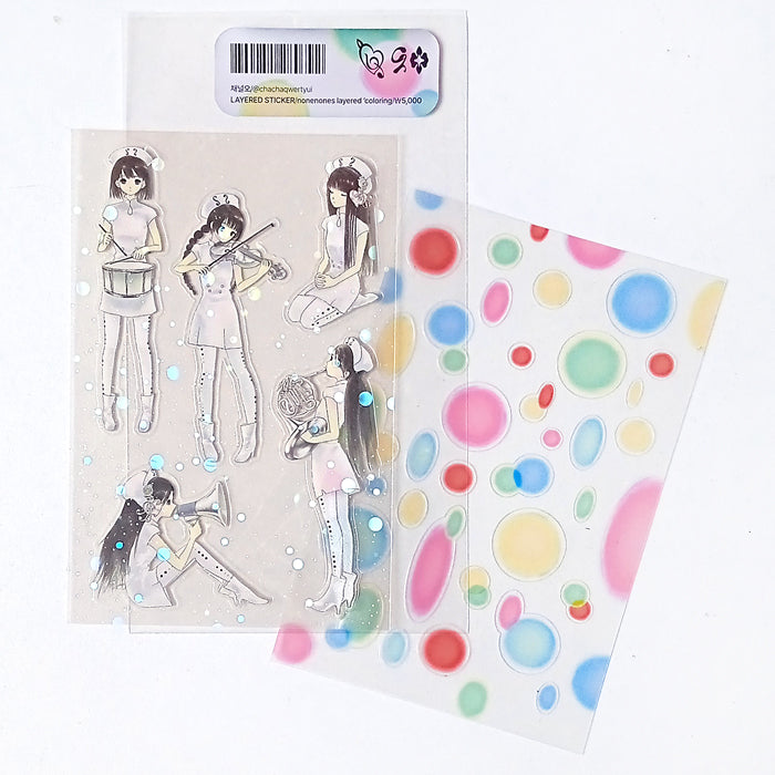 LAYERS OF COLOUR STICKERS – CHANNEL