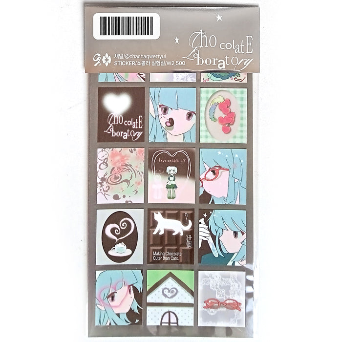 CHOCOLATE LABORATORY STICKERS – CHANNEL