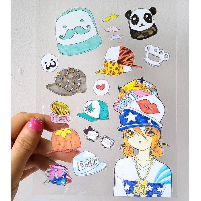 PICK ONE! HAT STICKERS – HOPI