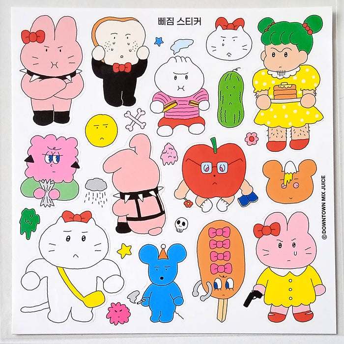 SULKING STICKERS – DOWNTOWN MIX JUICE