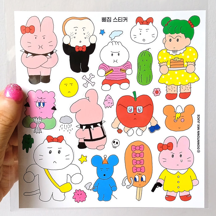 SULKING STICKERS – DOWNTOWN MIX JUICE