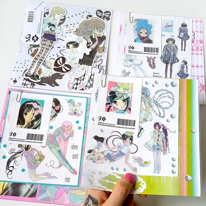 NON-NONS LOOKBOOK SUMMER '26 STICKERS – CHANNEL