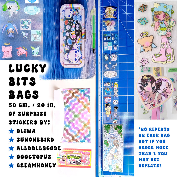 LUCKY STICKER BITS BAG