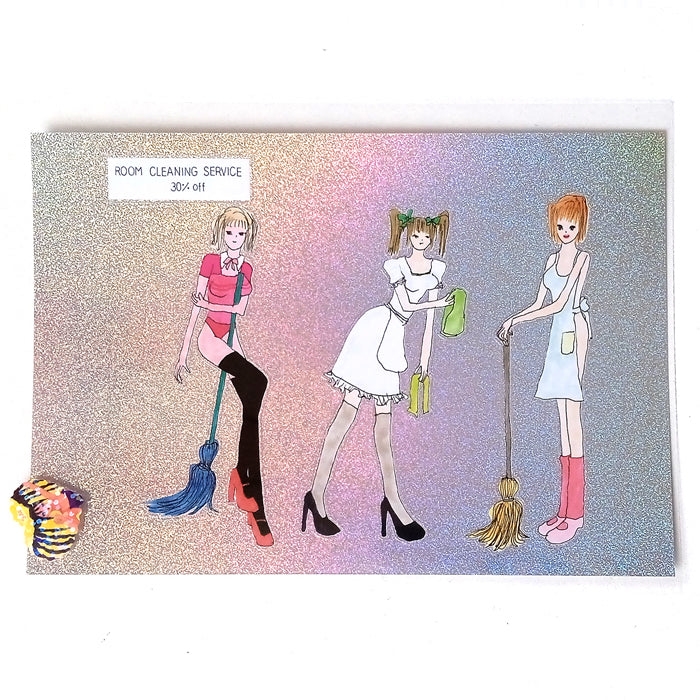 ROOM CLEANING SERVICE STICKERS – NIPTONG