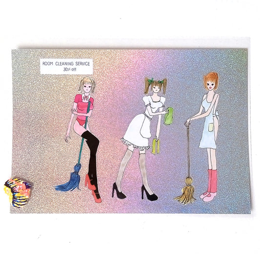 ROOM CLEANING SERVICE STICKERS – NIPTONG