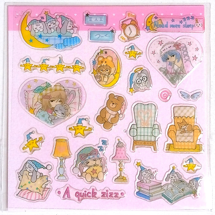 SLEEPY 3D STICKERS – OOOCTOPUS