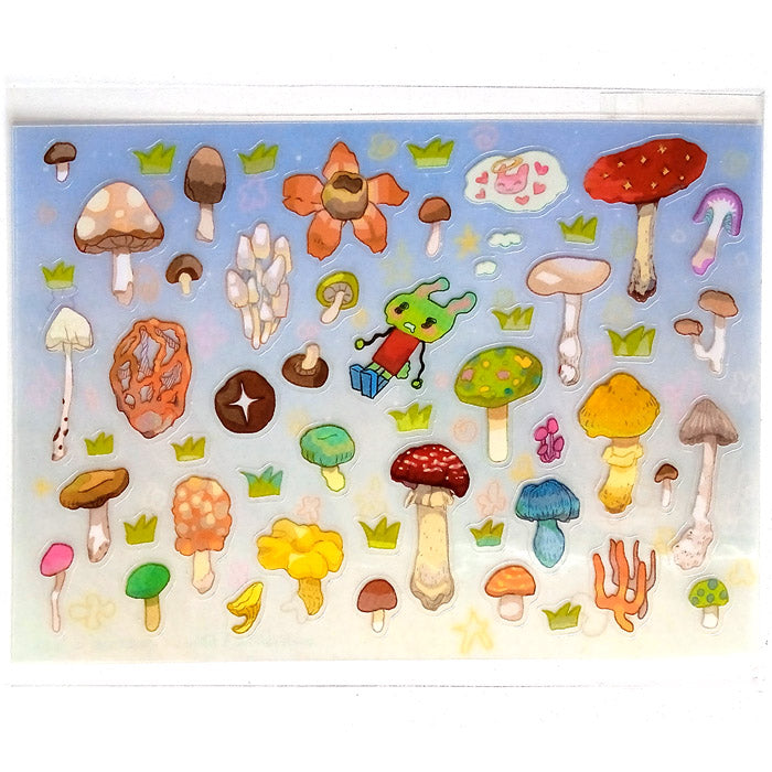 RABBIT MUSHROOM STICKERS – 9 WATERS STREET