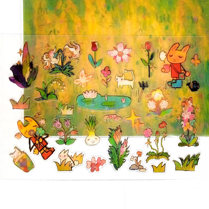 RABBIT POND STICKERS – 9 WATERS STREET