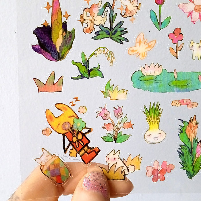 RABBIT POND STICKERS – 9 WATERS STREET