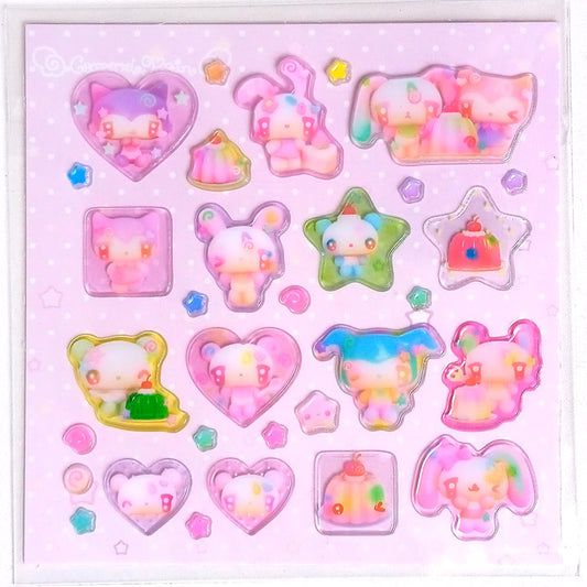 JELLY BUNNIES 3D STICKERS – CARAMEL RAIN