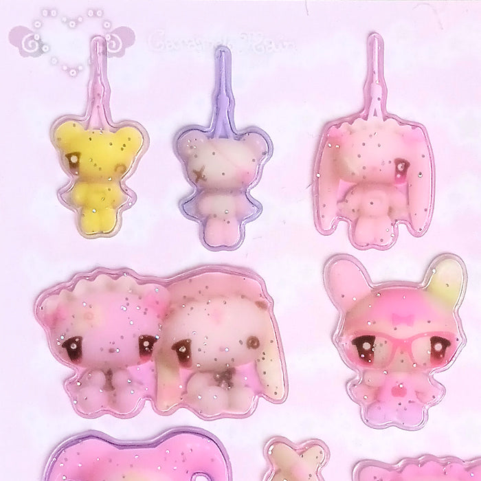 UNICORN 3D STICKERS – CARAMEL RAIN