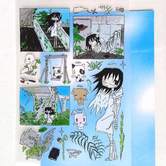 FALLEN ANGEL STICKERS – 7:45