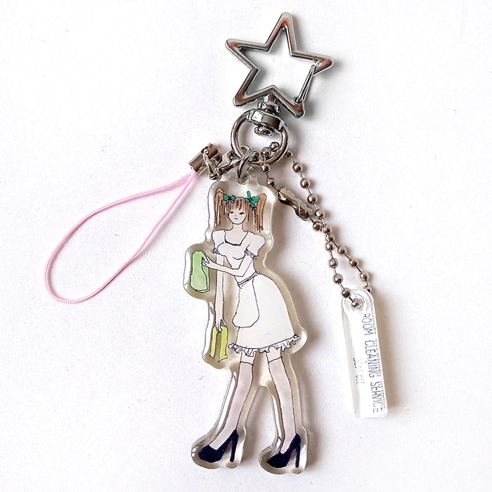 CLEANING GIRL KEYCHAIN – NIPTONG