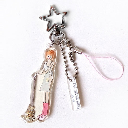 SWEEPER GIRL KEYCHAIN – NIPTONG
