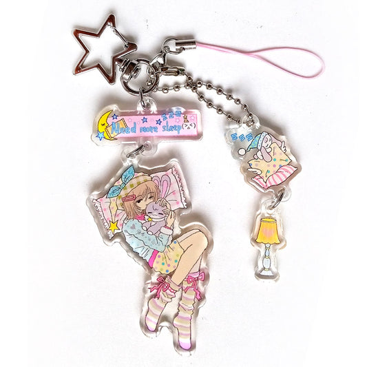 SLEEPY PILLOW KEYCHAIN – OOOCTOPUS
