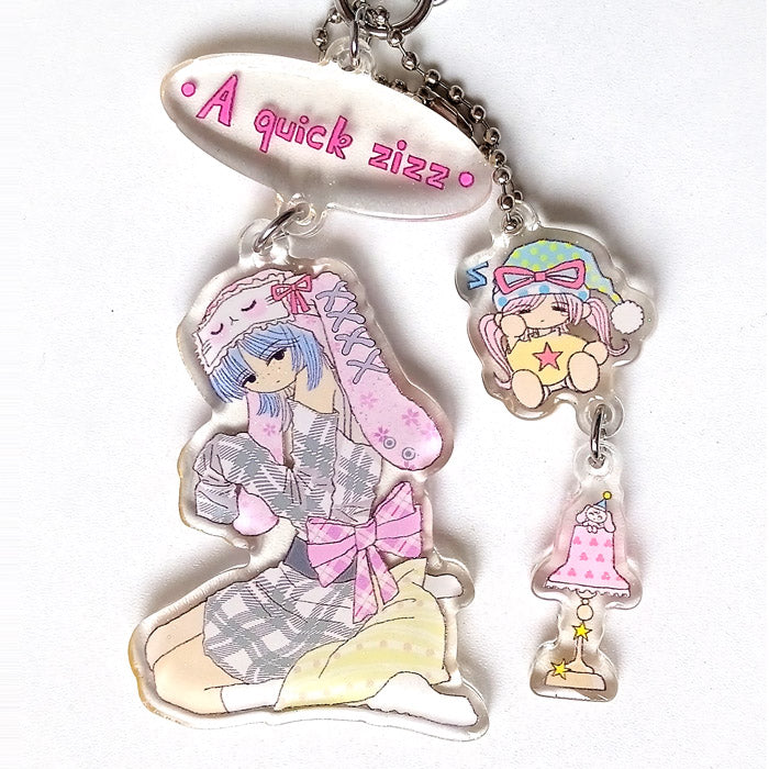 GATOSHOP ★ SLEEPY BUNNY KEYCHAIN – OOOCTOPUS