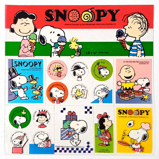 SNOOPY CLEAR STICKERS