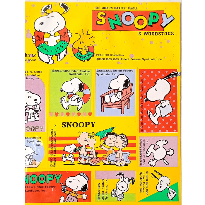 SNOOPY & WOODSTOCK STICKERS