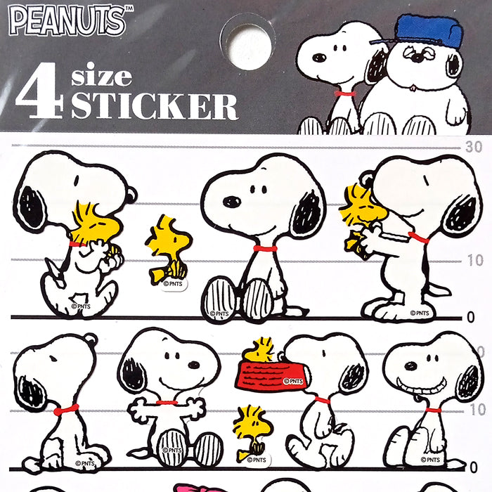 SNOOPY 4 SIZE STICKERS