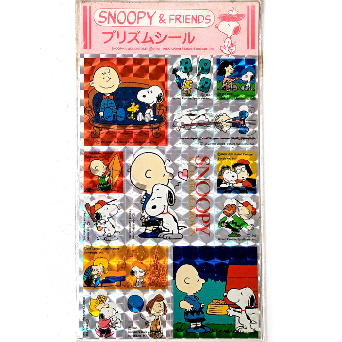 SNOOPY & FRIENDS STICKERS ★ HAPPY