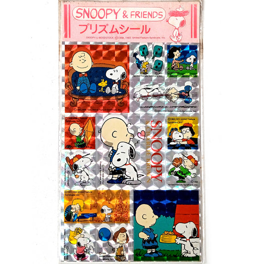 SNOOPY & FRIENDS STICKERS ★ HAPPY