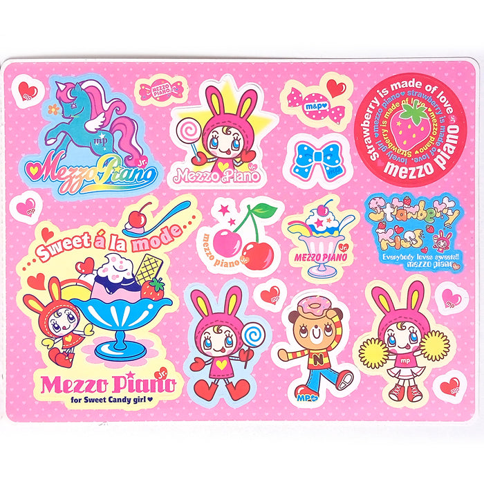 MEZZO PIANO VINTAGE STICKERS