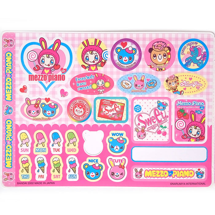 MEZZO PIANO VINTAGE STICKERS