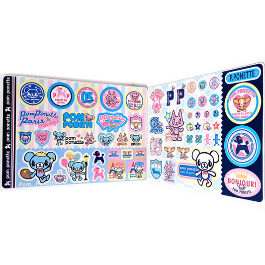 POM PONETTE VINTAGE STICKERS