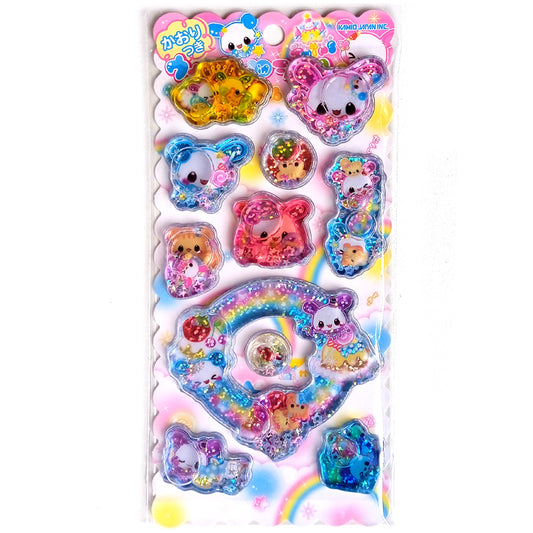 CANDY TWINS 3D LIQUID STICKERS