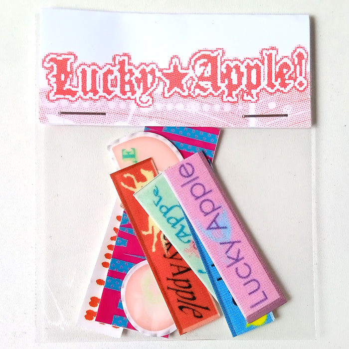 LUCKY STAR APPLE STICKERS