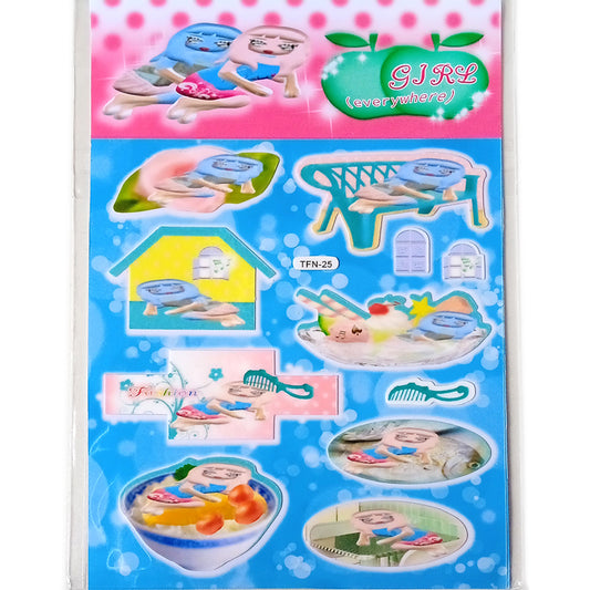 GIRL EVERYWHERE STICKERS – THEIRFIELDNOTES