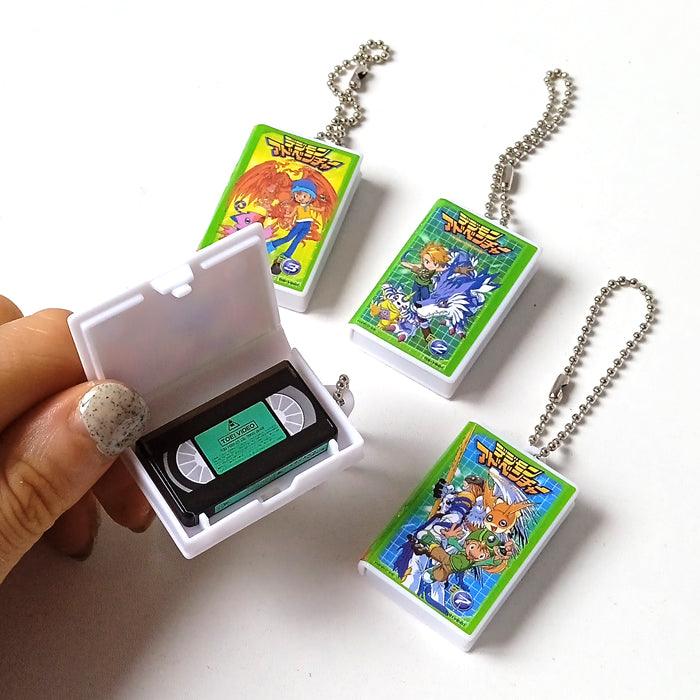 DIGIMON VHS KEYCHAIN
