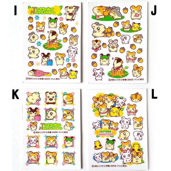 HAMTARO MINI STICKERS