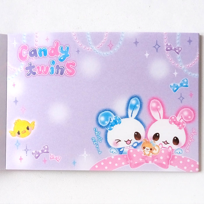 CANDY TWINS NOTEPAD ★ PINK