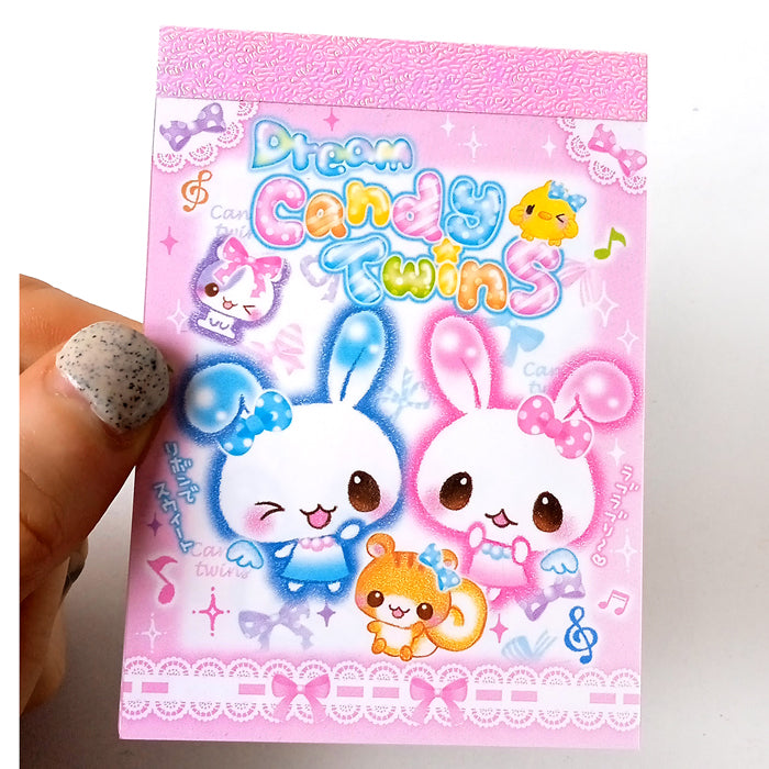 CANDY TWINS NOTEPAD ★ PINK