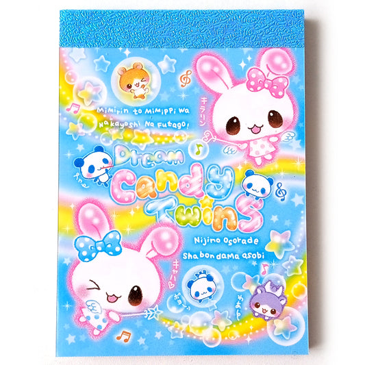 CANDY TWINS NOTEPAD ★ BLUE