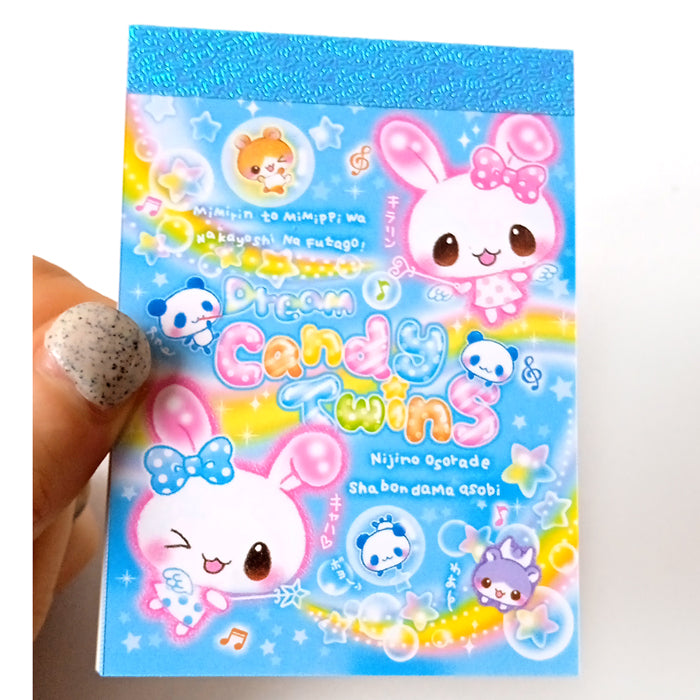 CANDY TWINS NOTEPAD ★ BLUE