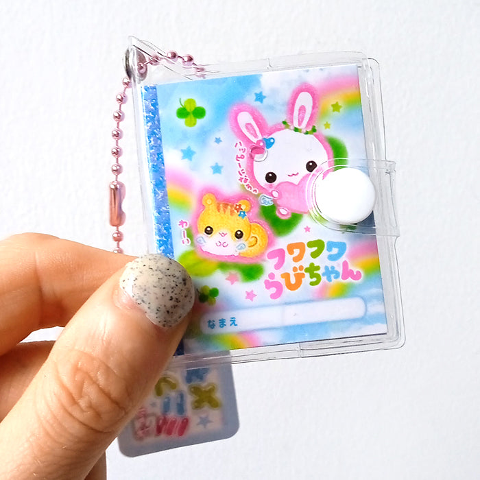 FUWA FUWA RABI-CHAN NOTEBOOK KEYCHAIN