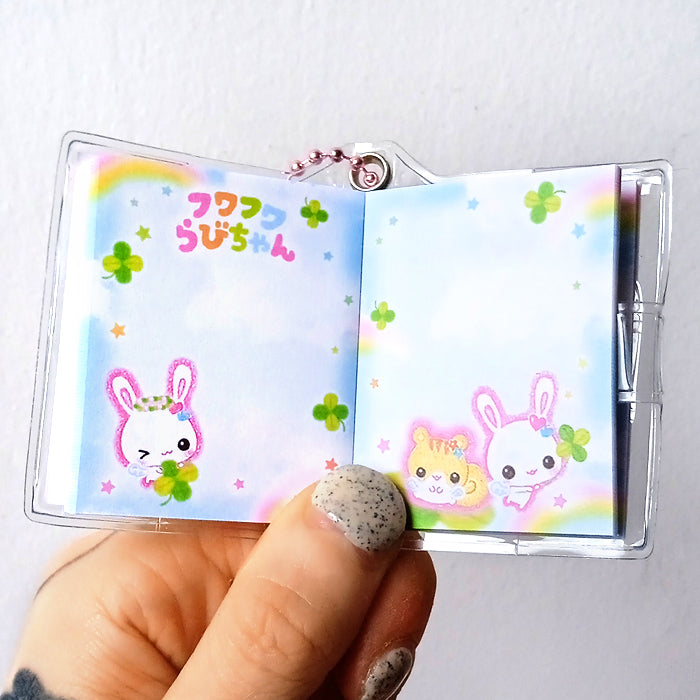 FUWA FUWA RABI-CHAN NOTEBOOK KEYCHAIN