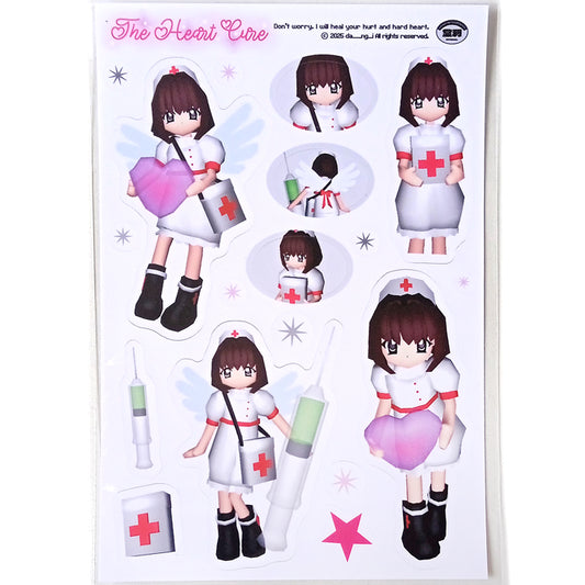THE HEART CURE STICKERS – DANG-I