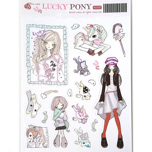 LUCKY PONY STICKERS – WASA