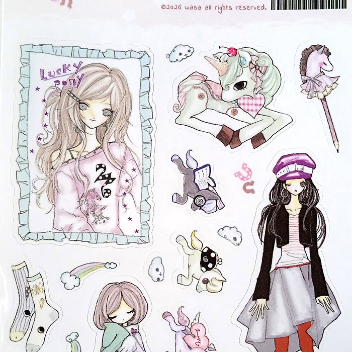 LUCKY PONY STICKERS – WASA