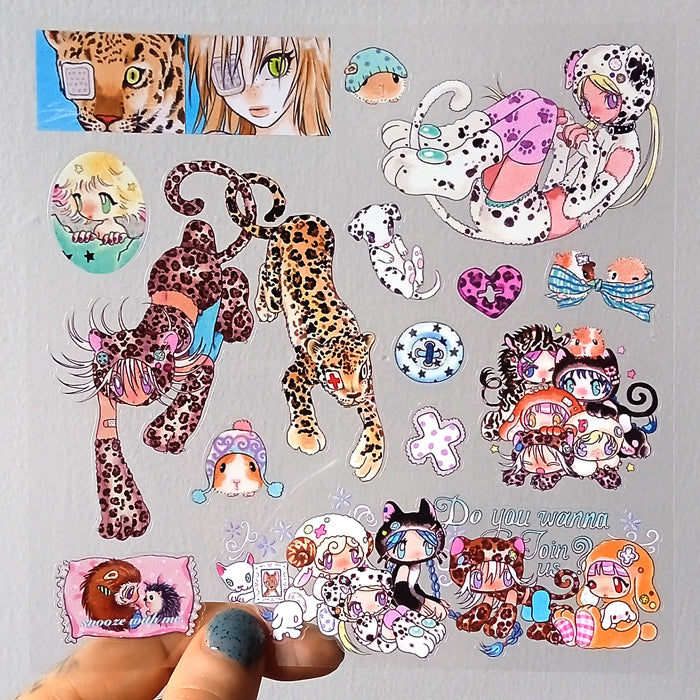 FLUFFY PARADISE CD STICKERS – OLIWA